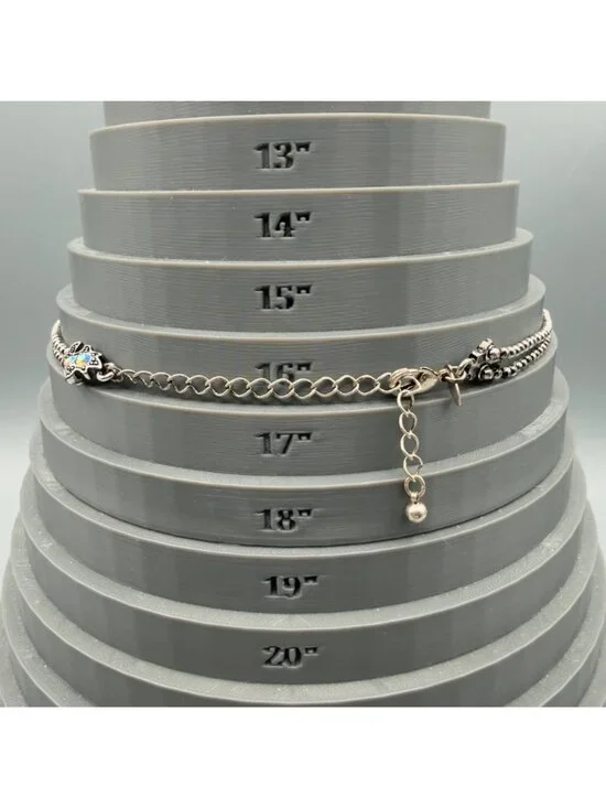 Set of 2 Avon Necklaces Blue Pink Rhinestone Faux Pearl Spring Pastel Nina Ricci - Picture 15 of 15